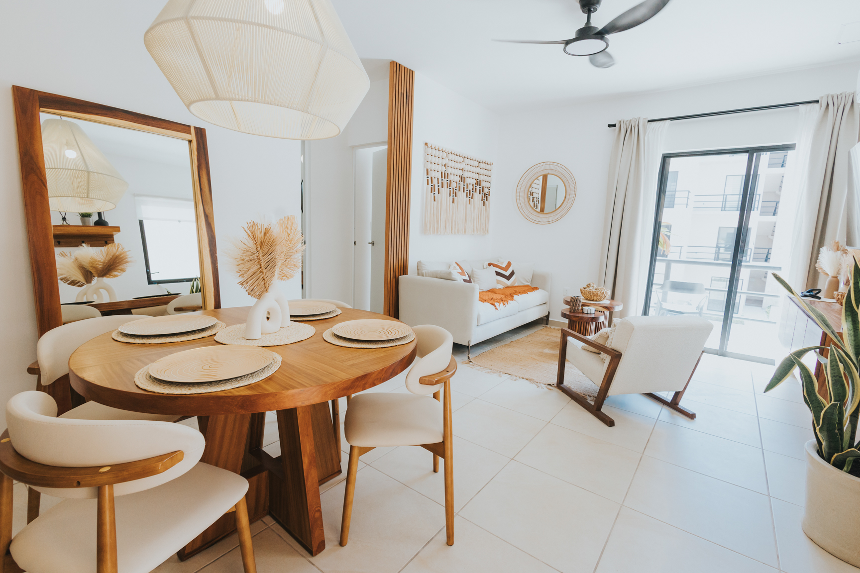 Casa del Sol interior — bespoke design by Grupo Diorio in Puerto Morelos